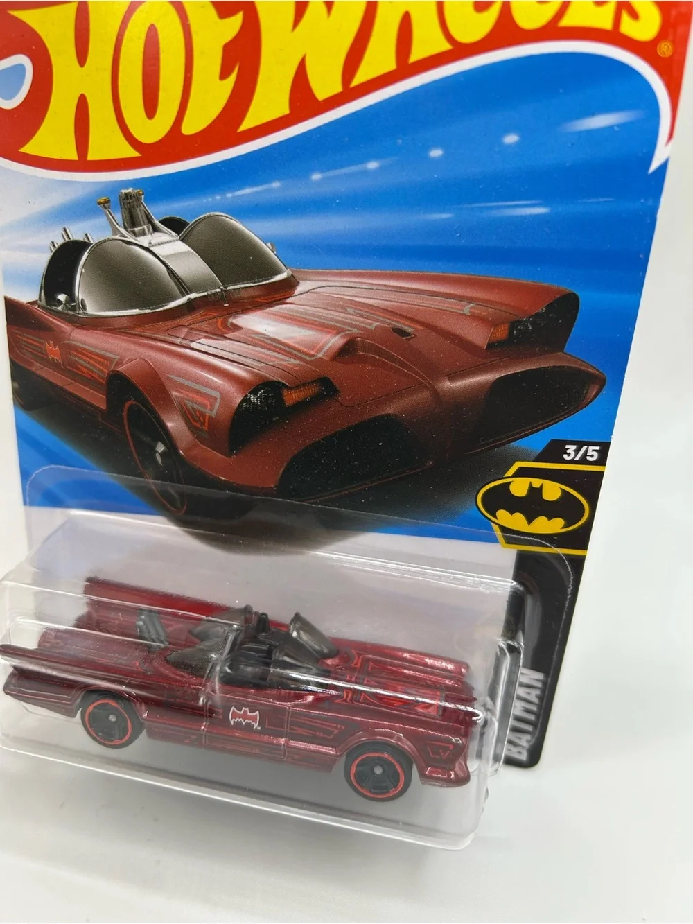 Hot Wheels Batman Batmobile and TV Series Batmobile Set